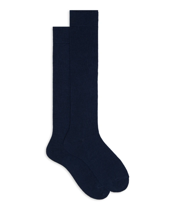 Длинные носки из шерсти, шелка и кашемира Gallo, синий
Длинные носки из шерсти, шелка и кашемира Gallo, синий