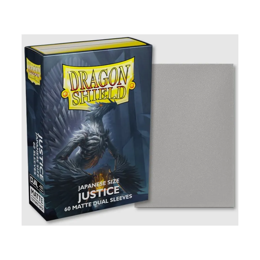 Японские рукава — матовое двойное правосудие (60), Dragon Shield - Card Sleeves - Japanese
Японские рукава — матовое двойное правосудие (60), Dragon Shield - Card Sleeves - Japanese