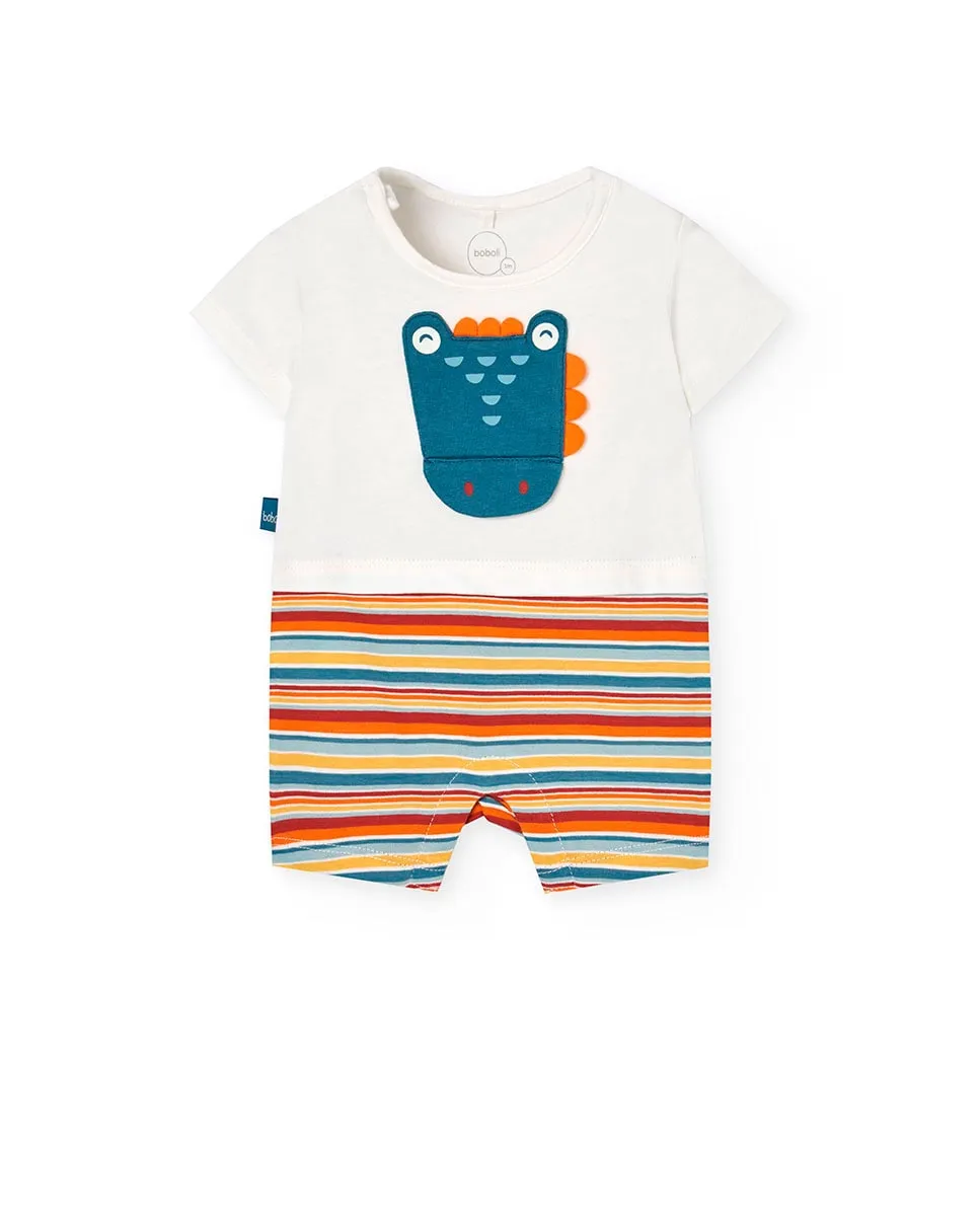 Короткий хлопковый комбинезон для девочки с эффектом 2 в 5 Boboli, белый
Короткий хлопковый комбинезон для девочки с эффектом 2 в 5 Boboli, белый