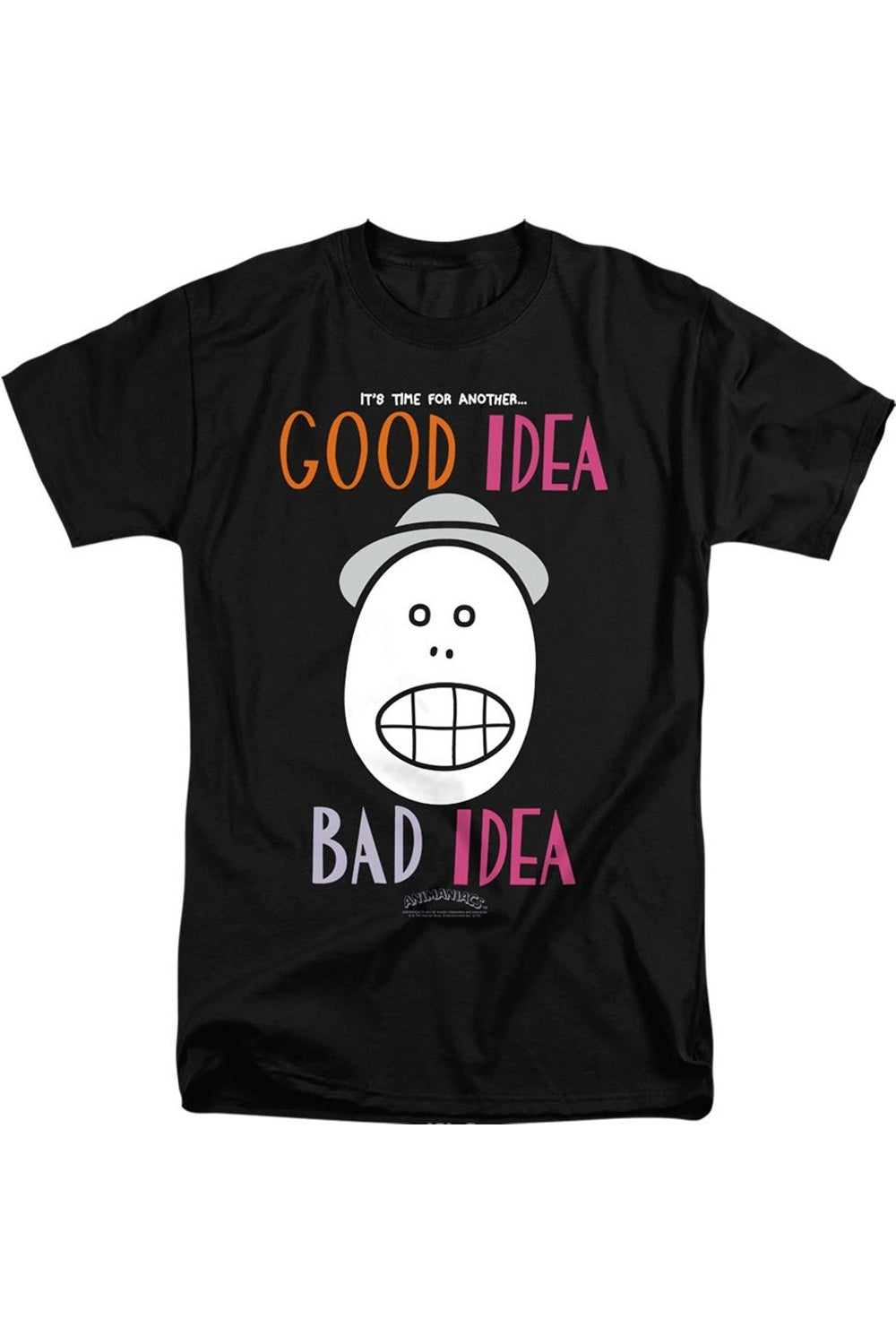 Animaniacs Хорошая идея Плохая идея Короткий рукав Взрослый Высокий Футболка / Футболка Gildan, черный
Animaniacs Хорошая идея Плохая идея Короткий рукав Взрослый Высокий Футболка / Футболка Gildan, черный