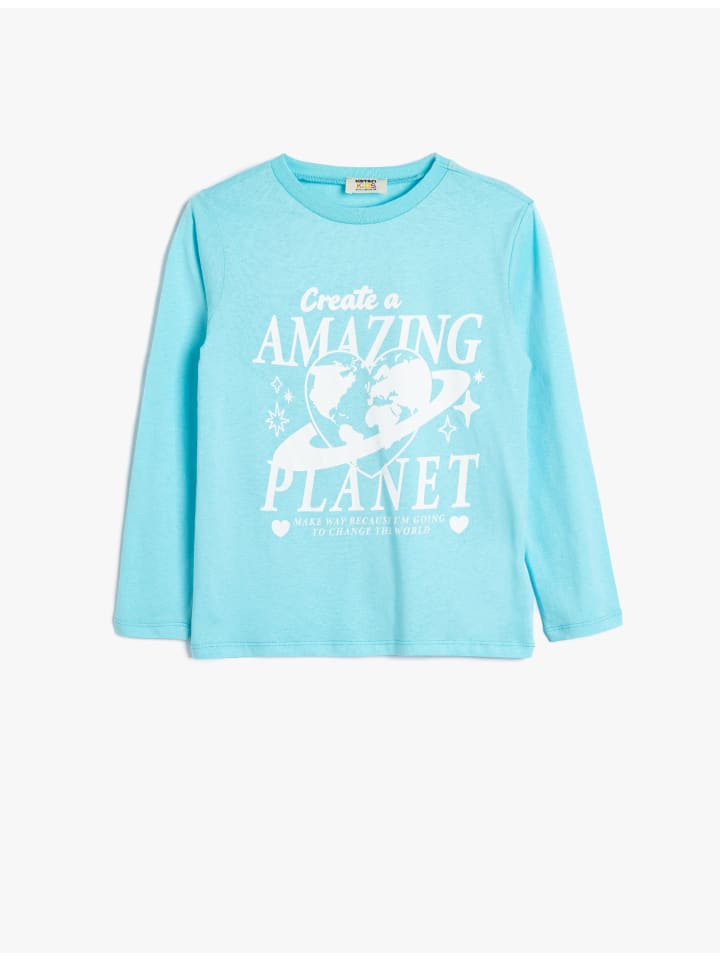 Футболка KOTON, синий 
Футболка KOTON, синий