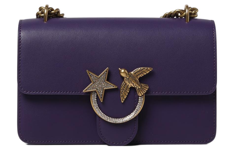 Сумка через плечо мини LOVE Series из кожи для женщин, темно-фиолетовая PINKO
Сумка через плечо мини LOVE Series из кожи для женщин, темно-фиолетовая PINKO