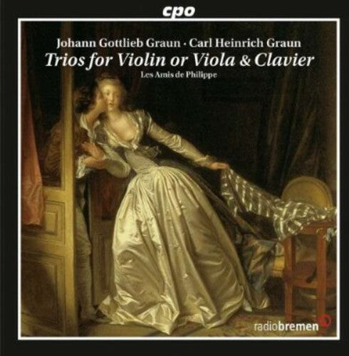 CD диск Graun, J.G. / Graun, C.H. / Les Amis De Philippe: Trios for Violin or Viola & Clavier
CD диск Graun, J.G. / Graun, C.H. / Les Amis De Philippe: Trios for Violin or Viola & Clavier