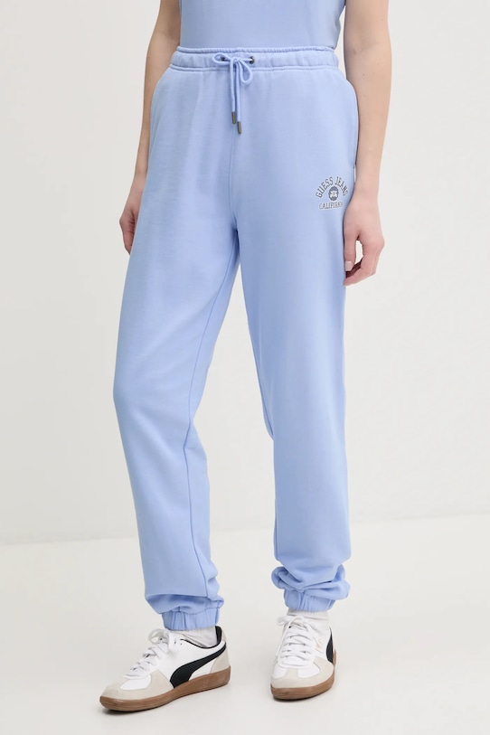 Хлопковые спортивные брюки Guess Jeans, синий 
Хлопковые спортивные брюки Guess Jeans, синий