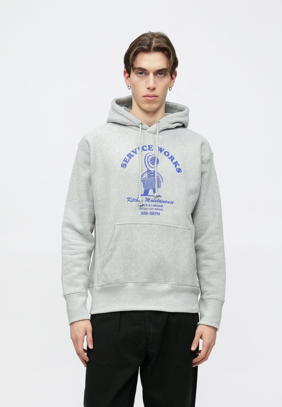 Худи Service Works MAINTENANCE HOODIE, Heather Grey/Grey
Худи Service Works MAINTENANCE HOODIE, Heather Grey/Grey