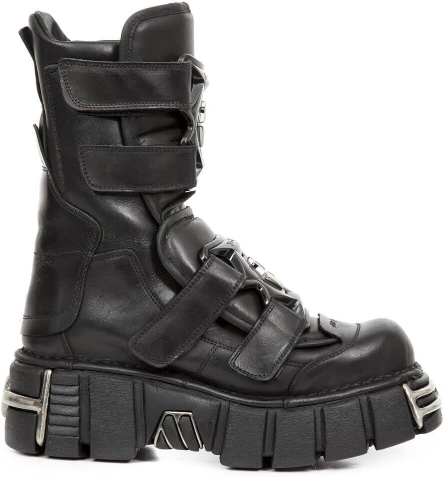 Ботинки New Rock M-422-S1 унисекс металлические черные кожаные с платформой готические ботинки
Ботинки New Rock M-422-S1 унисекс металлические черные кожаные с платформой готические ботинки