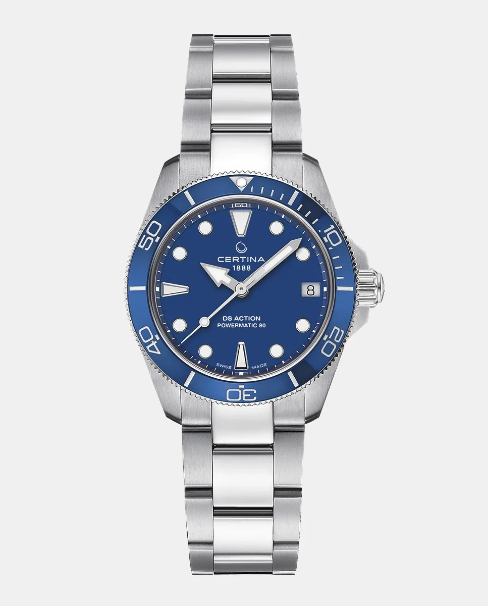 DS Action Diver C0320071104100 Автоматические стальные женские часы Certina, серебряный
DS Action Diver C0320071104100 Автоматические стальные женские часы Certina, серебряный