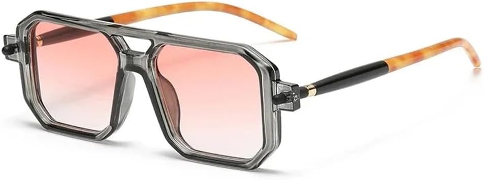 Солнцезащитные очки в стиле панк с двойной перемычкой, плавным переходом цвета, для мужчин и женщин, с защитой от УФ-излучения UV400, металлическая оправа, для занятий спортом на открытом воздухе и путешествий UYPTK, Gray Pink
Солнцезащитные очки в стиле панк с двойной перемычкой, плавным переходом цвета, для мужчин и женщин, с защитой от УФ-излучения UV400, металлическая оправа, для занятий спортом на открытом воздухе и путешествий UYPTK, Gray Pink