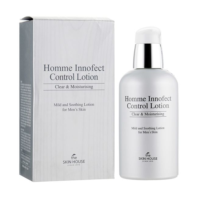 Homme innofect control мужской лосьон для лица The Skin House, 130 мл 
Homme innofect control мужской лосьон для лица The Skin House, 130 мл