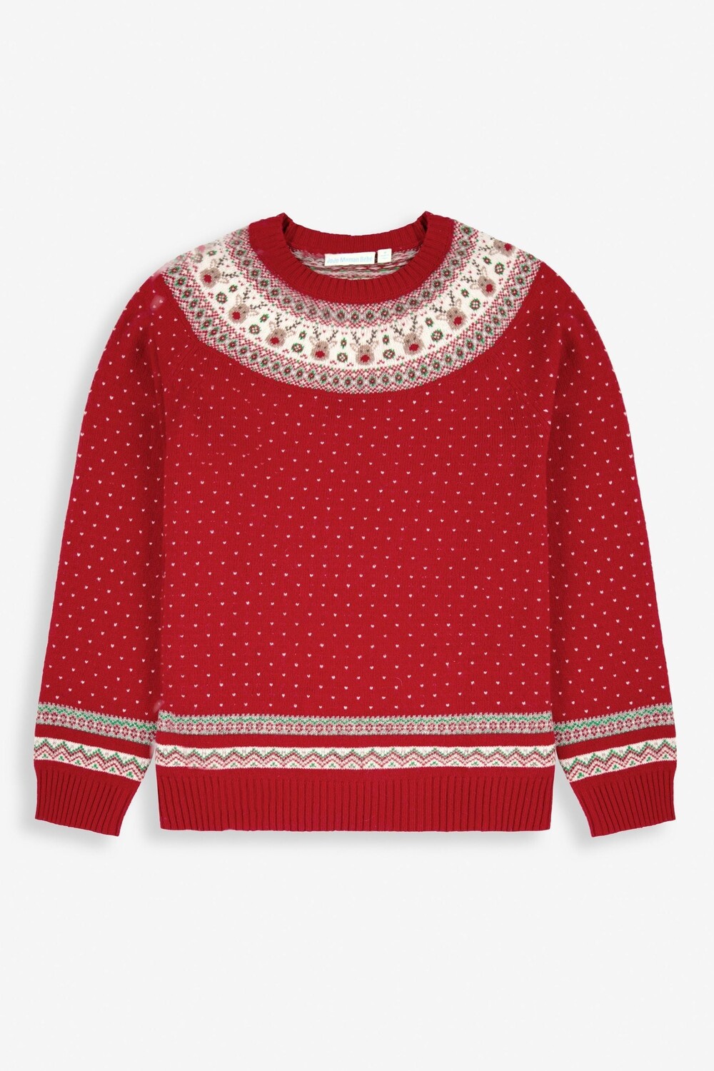 Мужской свитер с мотивом оленя Jojo Maman Bébé, красный
Мужской свитер с мотивом оленя Jojo Maman Bébé, красный