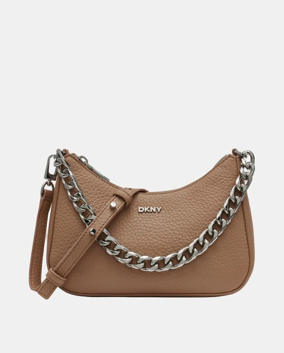 Сумка через плечо ДЖЕННА Dkny, песочный 
Сумка через плечо ДЖЕННА Dkny, песочный