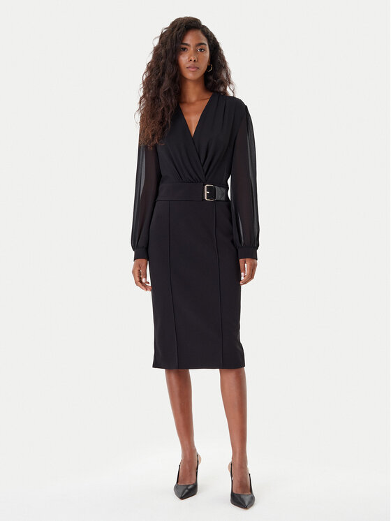 Коктейльное платье slim fit CFC0126228003 Rinascimento, черный
Коктейльное платье slim fit CFC0126228003 Rinascimento, черный