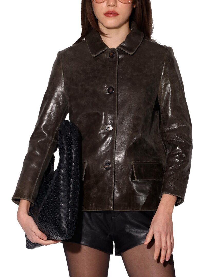 Кожаная куртка Walter Baker Hillary, зеленый
Кожаная куртка Walter Baker Hillary, зеленый