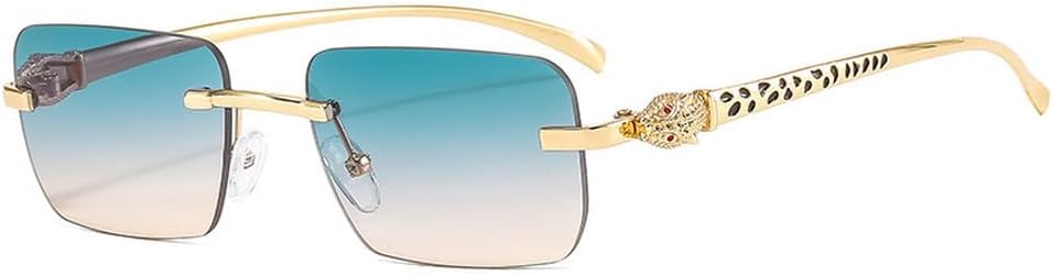 Модные солнцезащитные очки без оправы прямоугольной формы для женщин с прозрачными линзами с градиентом цвета "океан", уникальные солнцезащитные очки для мужчин TKKTLLT, Golden Green Tea
Модные солнцезащитные очки без оправы прямоугольной формы для женщин с прозрачными линзами с градиентом цвета "океан", уникальные солнцезащитные очки для мужчин TKKTLLT, Golden Green Tea