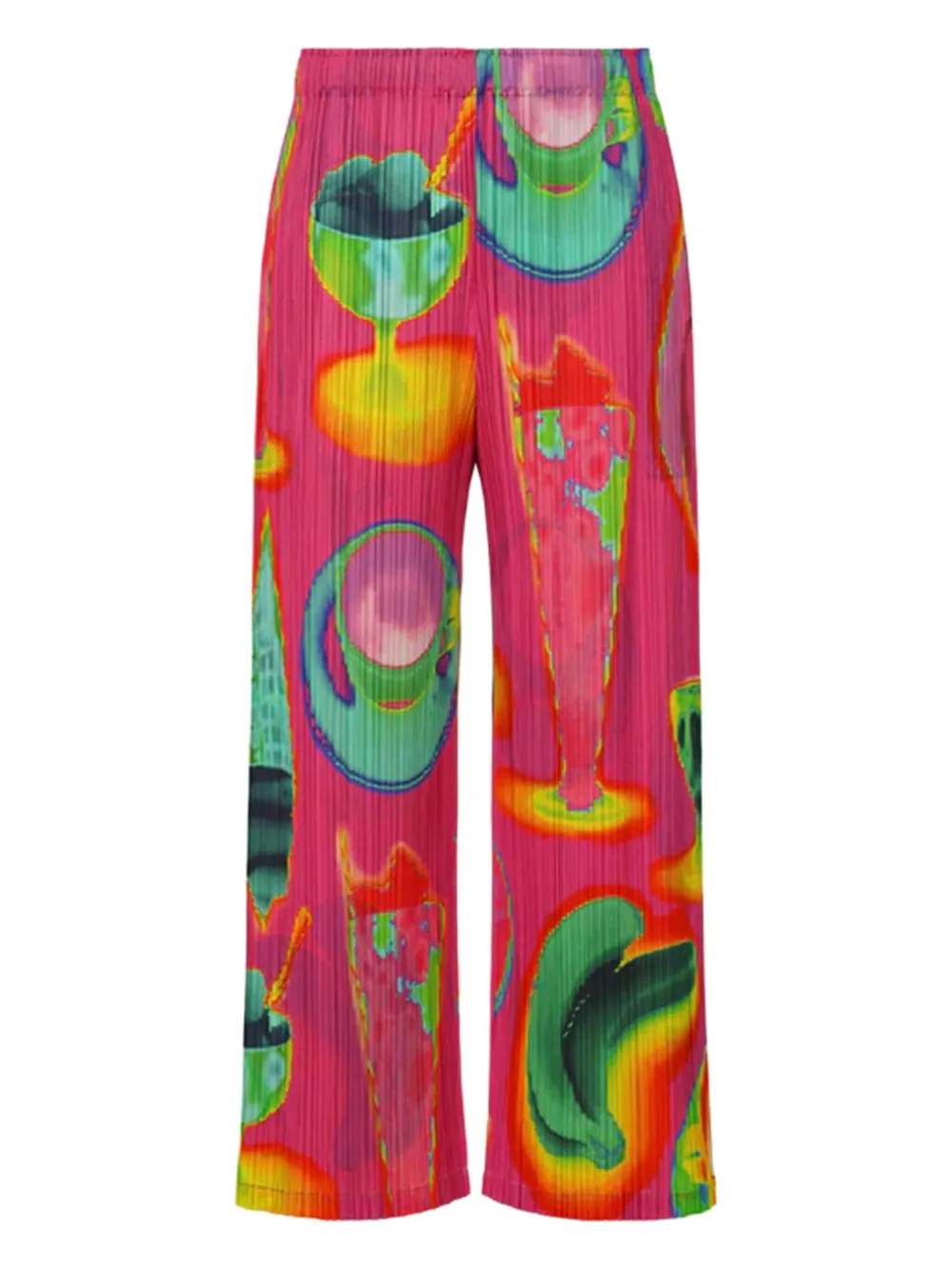 Плиссированные брюки с принтом в виде термопродуктов Pleats Please Issey Miyake, розовый
Плиссированные брюки с принтом в виде термопродуктов Pleats Please Issey Miyake, розовый