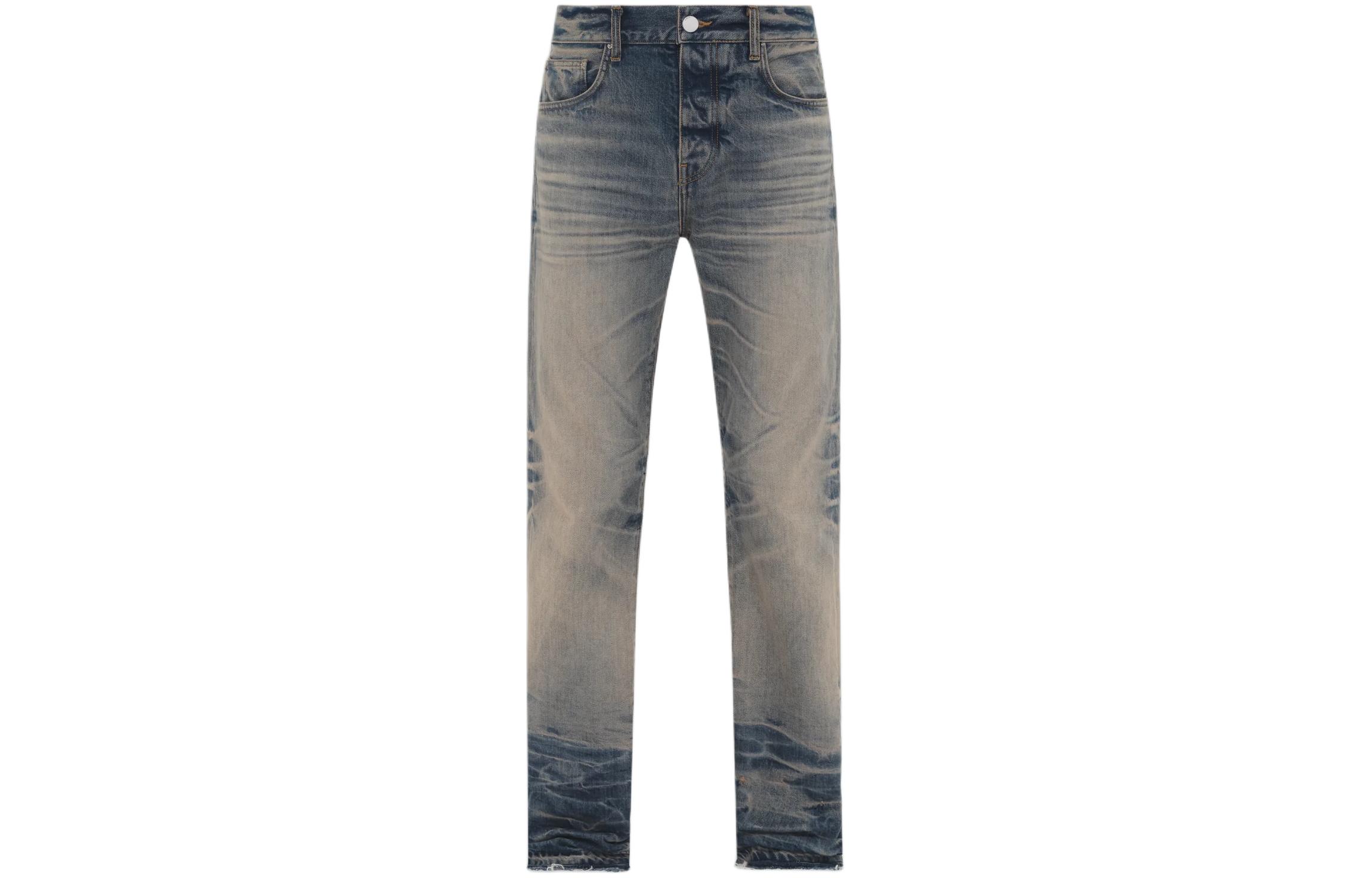 Джинсы прямого кроя с нашивкой-логотипом AMIRI, индиго
Джинсы прямого кроя с нашивкой-логотипом AMIRI, индиго