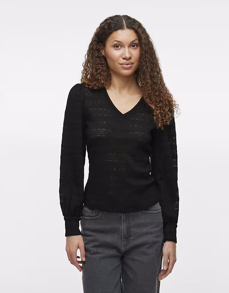 Vila Топ с длинными рукавами черного цвета
Vila Топ с длинными рукавами черного цвета