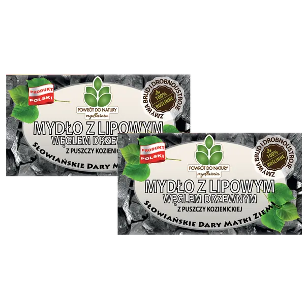 100% натуральное мыло на растительной основе с древесным углем, 2 шт. Powrót Do Natury
100% натуральное мыло на растительной основе с древесным углем, 2 шт. Powrót Do Natury