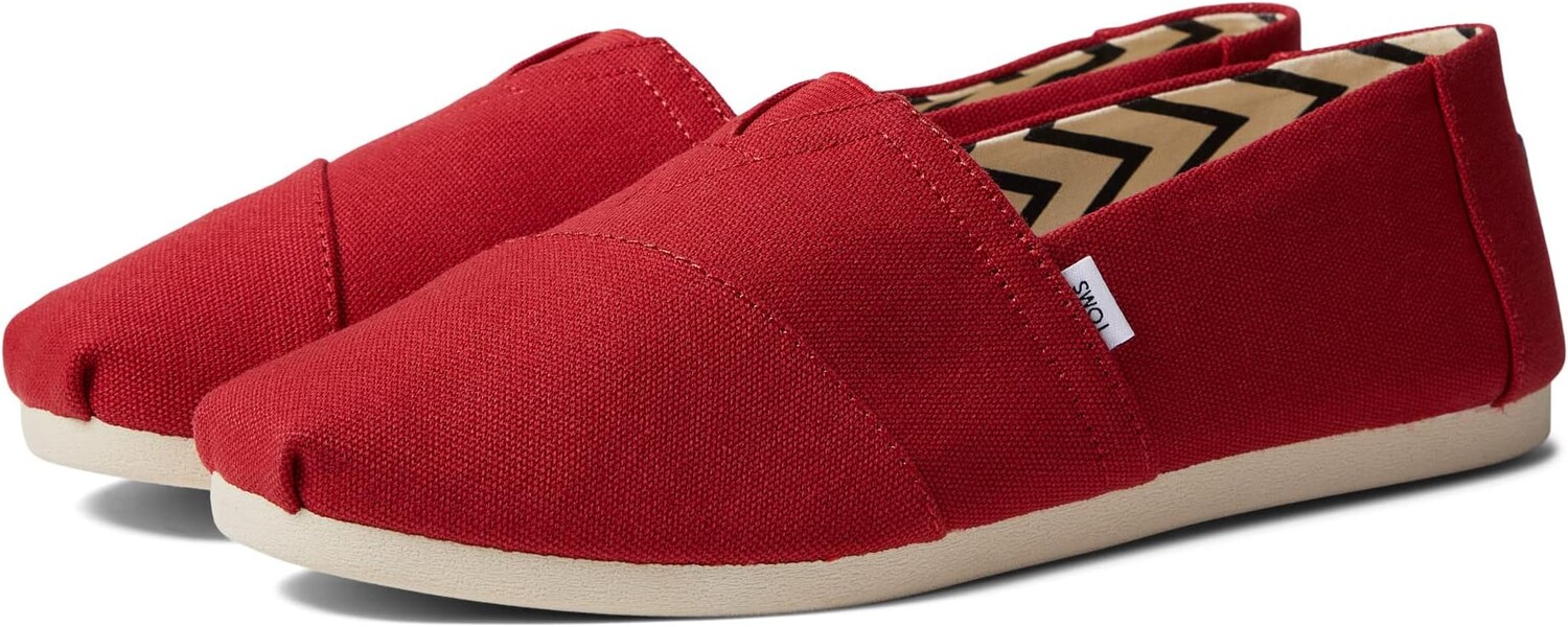 Лоферы Classic Alpargata TOMS, красный 
Лоферы Classic Alpargata TOMS, красный