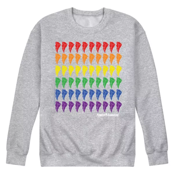 Мужская флисовая толстовка Power Rangers Pride Bolt Licensed Character, серый 
Мужская флисовая толстовка Power Rangers Pride Bolt Licensed Character, серый