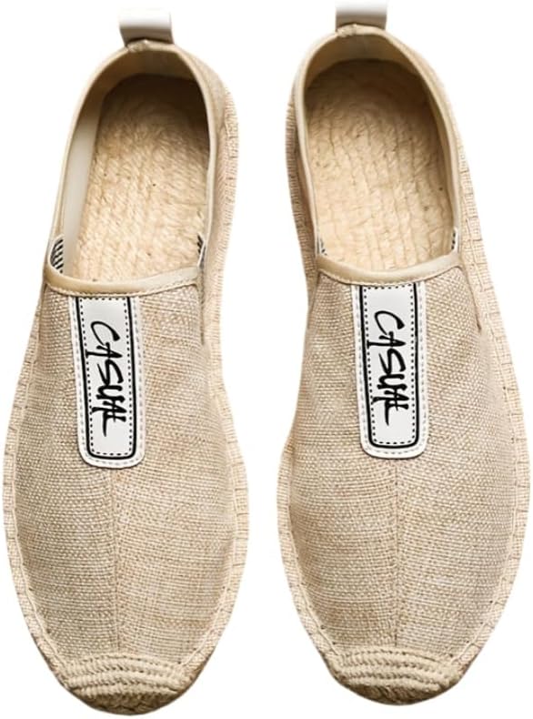 Мужские эспадрильи-лоаферы - удобная повседневная обувь без шнурков для ходьбы Hoalox, хаки
Мужские эспадрильи-лоаферы - удобная повседневная обувь без шнурков для ходьбы Hoalox, хаки