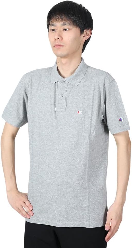 Мужская базовая рубашка-поло Champion с коротким рукавом, 100% хлопок, с логотипом One Point, C3-Z358, серый
Мужская базовая рубашка-поло Champion с коротким рукавом, 100% хлопок, с логотипом One Point, C3-Z358, серый
