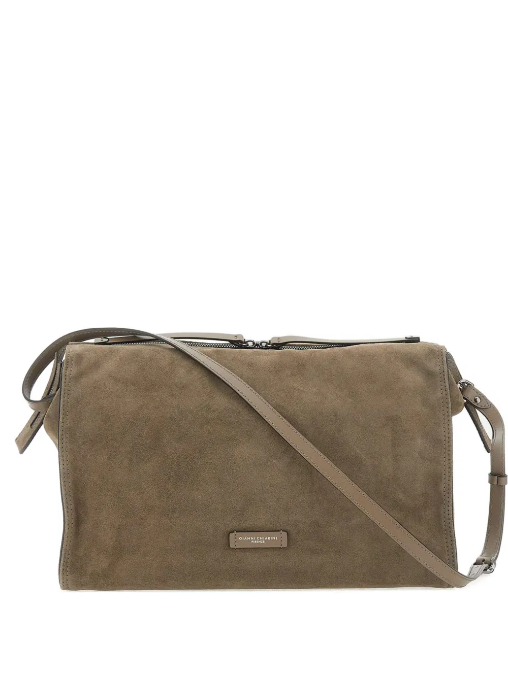 Сумка через плечо с ремнем и верхней ручкой GIANNI CHIARINI, коричневый 
Сумка через плечо с ремнем и верхней ручкой GIANNI CHIARINI, коричневый