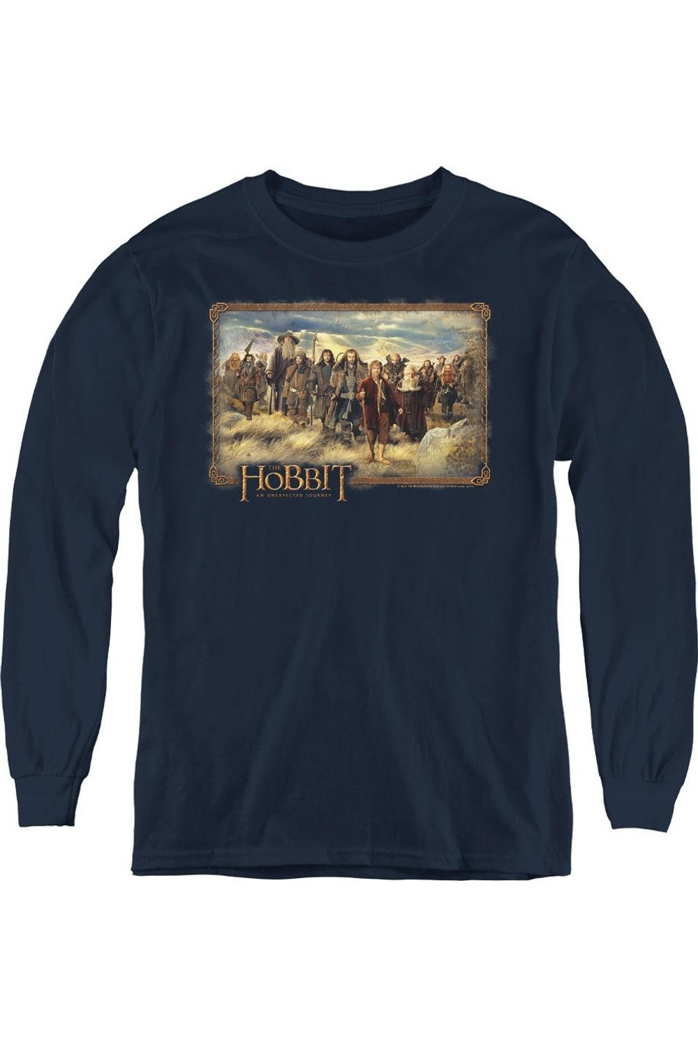 Футболка с длинным рукавом The Hobbit Hobbit & Company для детей Gildan, темно-синий
Футболка с длинным рукавом The Hobbit Hobbit & Company для детей Gildan, темно-синий