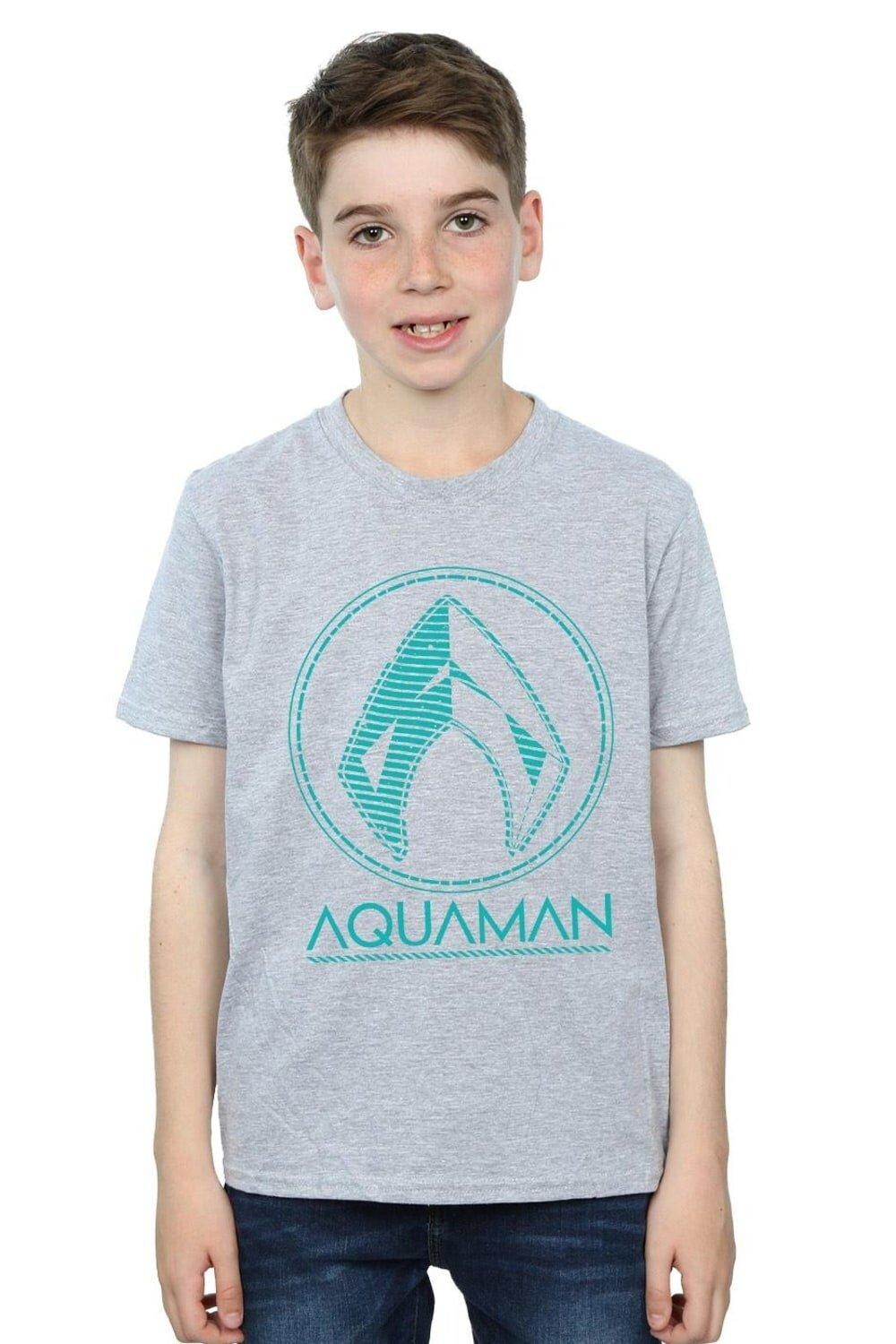 Футболка с логотипом Aquaman Aquaman DC Comics, серый
Футболка с логотипом Aquaman Aquaman DC Comics, серый