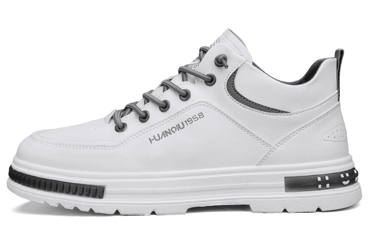 Кеды мужские, обувь для скейтбординга низкая черный/белый Huanqiu 
Кеды мужские, обувь для скейтбординга низкая черный/белый Huanqiu