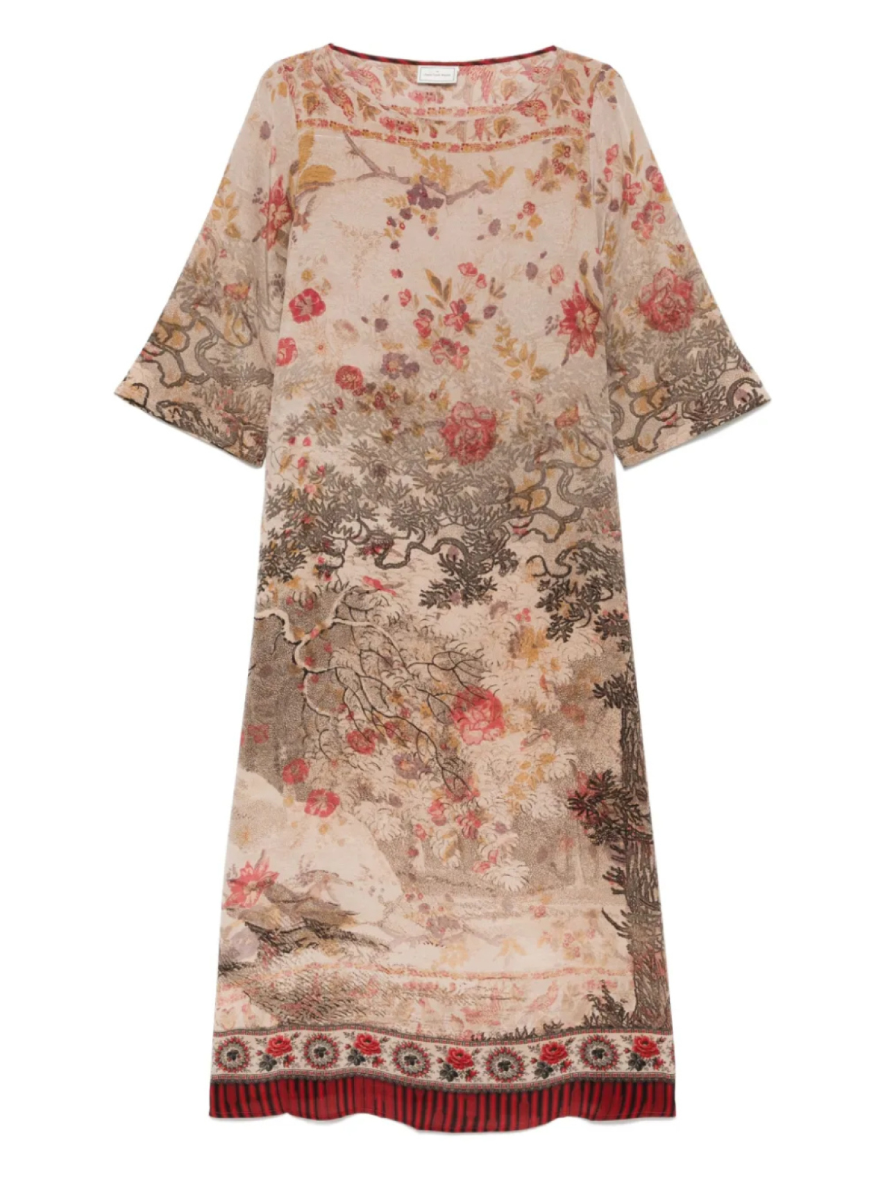 Платье-трапеция макси Pierre-Louis Mascia, красный
Платье-трапеция макси Pierre-Louis Mascia, красный