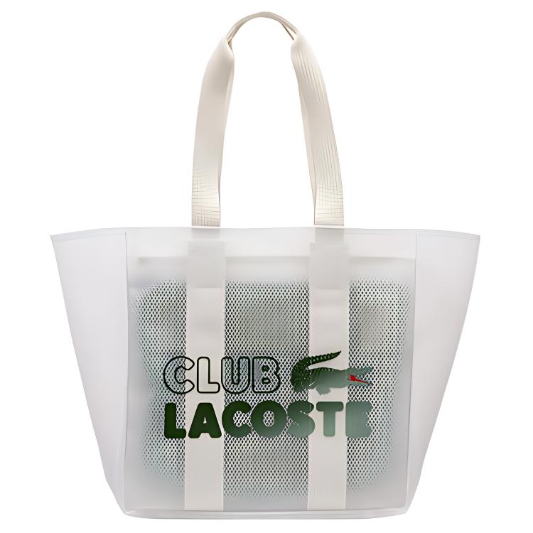 Прозрачная полиуретановая сумка-шопер унисекс LACOSTE
Прозрачная полиуретановая сумка-шопер унисекс LACOSTE