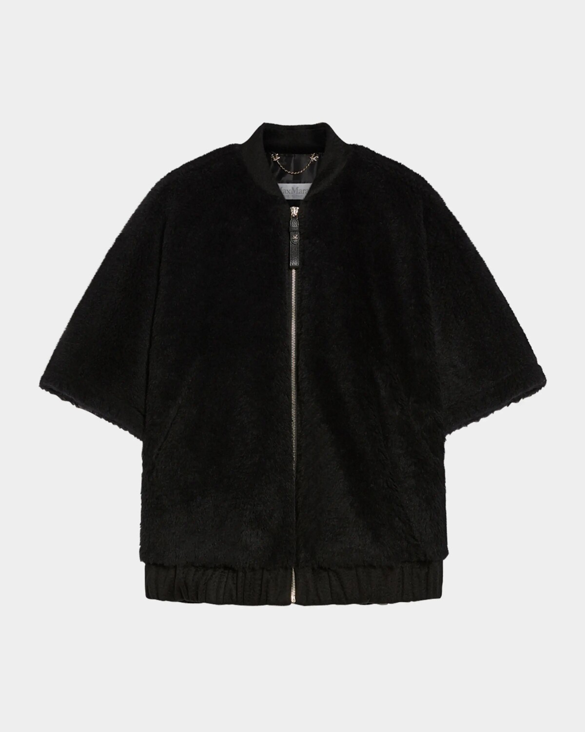 Пончо с запахом Briose из смесовой шерсти Max Mara, черный
Пончо с запахом Briose из смесовой шерсти Max Mara, черный