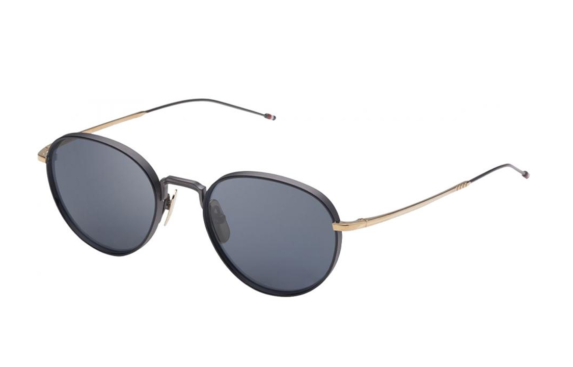 THOM BROWNE Круглые солнцезащитные очки с тонированными линзами, Black
THOM BROWNE Круглые солнцезащитные очки с тонированными линзами, Black