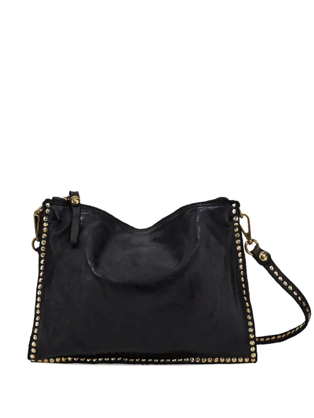 Сумка Kura с заклёпками на плечо Campomaggi, черный
Сумка Kura с заклёпками на плечо Campomaggi, черный