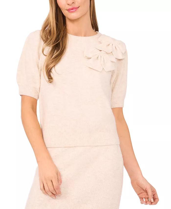 Женский свитер с коротким рукавом и воротником-стойкой Cece, загар/бежевый
Женский свитер с коротким рукавом и воротником-стойкой Cece, загар/бежевый