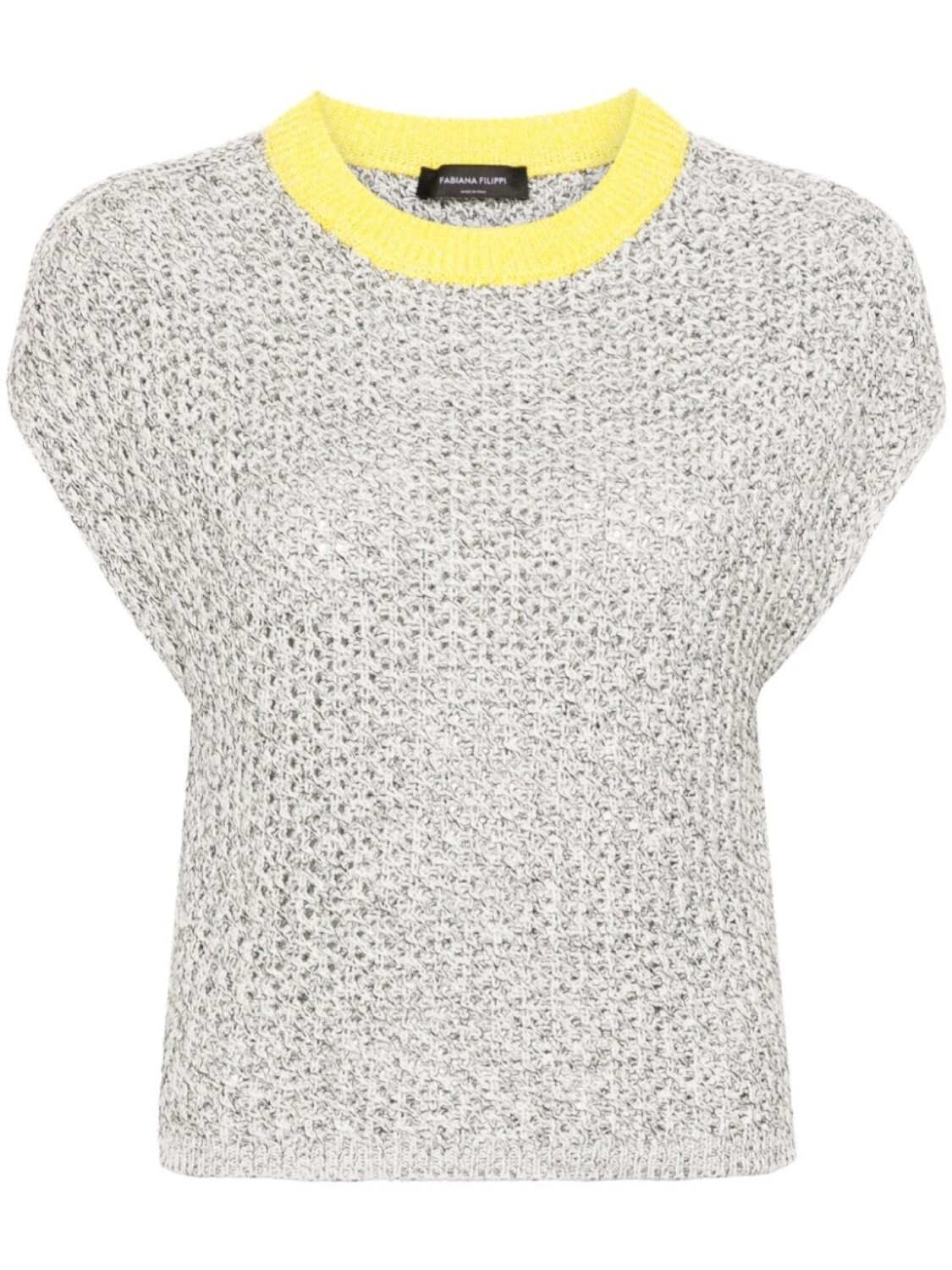 Fabiana Filippi трикотажный топ с контрастными вставками, белый
Fabiana Filippi трикотажный топ с контрастными вставками, белый