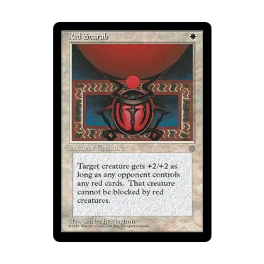 CCG Красный скарабей (U), MTG - Ice Age
CCG Красный скарабей (U), MTG - Ice Age