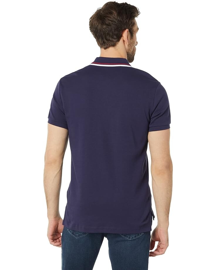 Поло U.S. POLO ASSN. Slim Fit Tipped Interlock Knit Polo, цвет Classic Navy
Поло U.S. POLO ASSN. Slim Fit Tipped Interlock Knit Polo, цвет Classic Navy