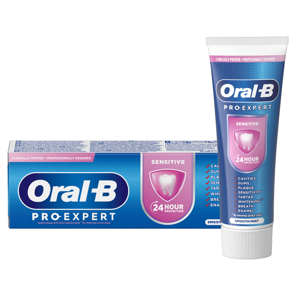 Зубная паста, 75 мл Oral-B Pro expert sensitive
Зубная паста, 75 мл Oral-B Pro expert sensitive