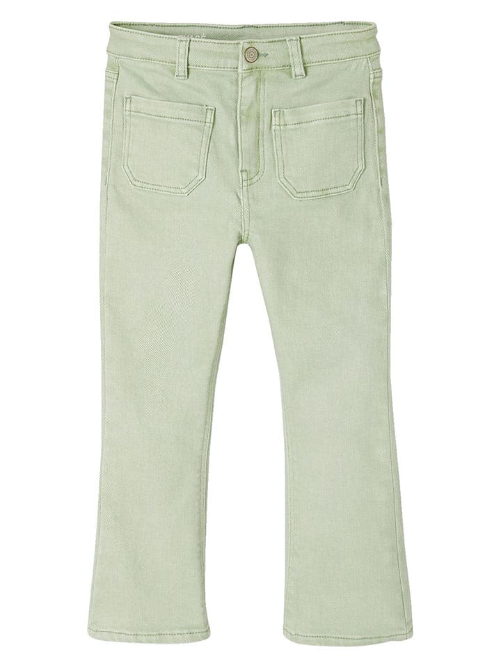 Тканевые брюки vertbaudet, зеленый
Тканевые брюки vertbaudet, зеленый