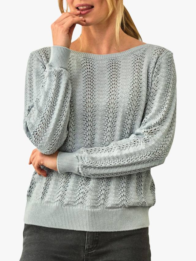 Джемпер из органического хлопка с веерной строчкой Pure Collection, цвет Ice Blue
Джемпер из органического хлопка с веерной строчкой Pure Collection, цвет Ice Blue