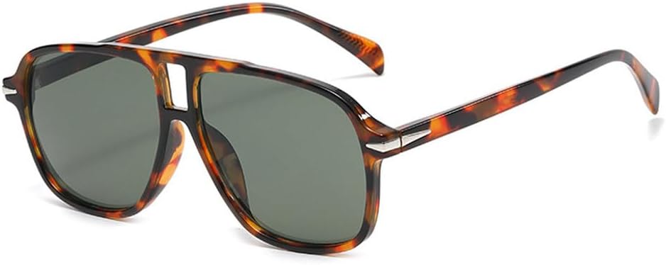 Мужские солнцезащитные очки-пилот в стиле ретро с двойной перемычкой, модные очки с заклепками, защита от УФ-излучения UV400, женские модные солнцезащитные очки с леопардовым принтом WNCKSQ, Leopard Dark Green
Мужские солнцезащитные очки-пилот в стиле ретро с двойной перемычкой, модные очки с заклепками, защита от УФ-излучения UV400, женские модные солнцезащитные очки с леопардовым принтом WNCKSQ, Leopard Dark Green