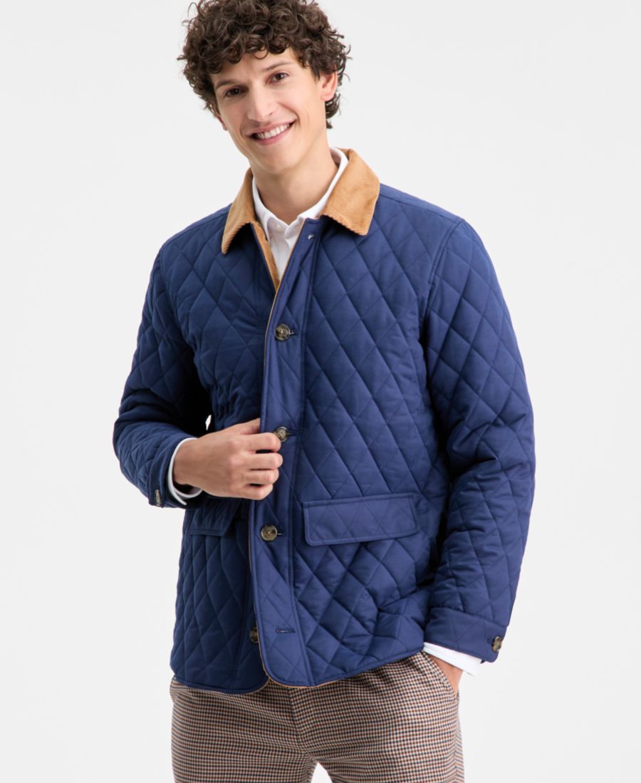 Мужская стеганая куртка в деревенском стиле Club Room, Navy Blue
Мужская стеганая куртка в деревенском стиле Club Room, Navy Blue