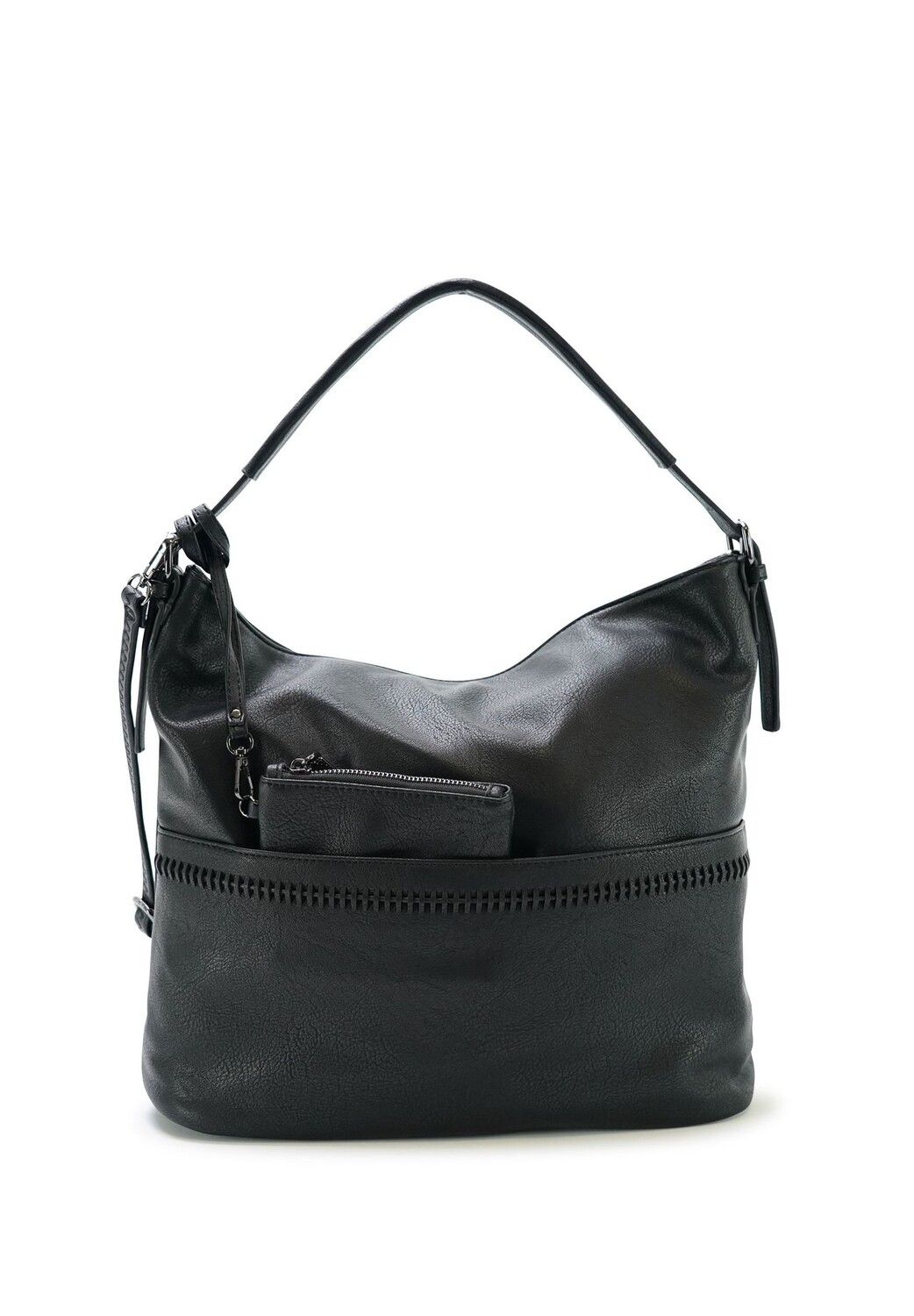 Современная сумочка со съемной косметичкой HARPA, черный 
Современная сумочка со съемной косметичкой HARPA, черный