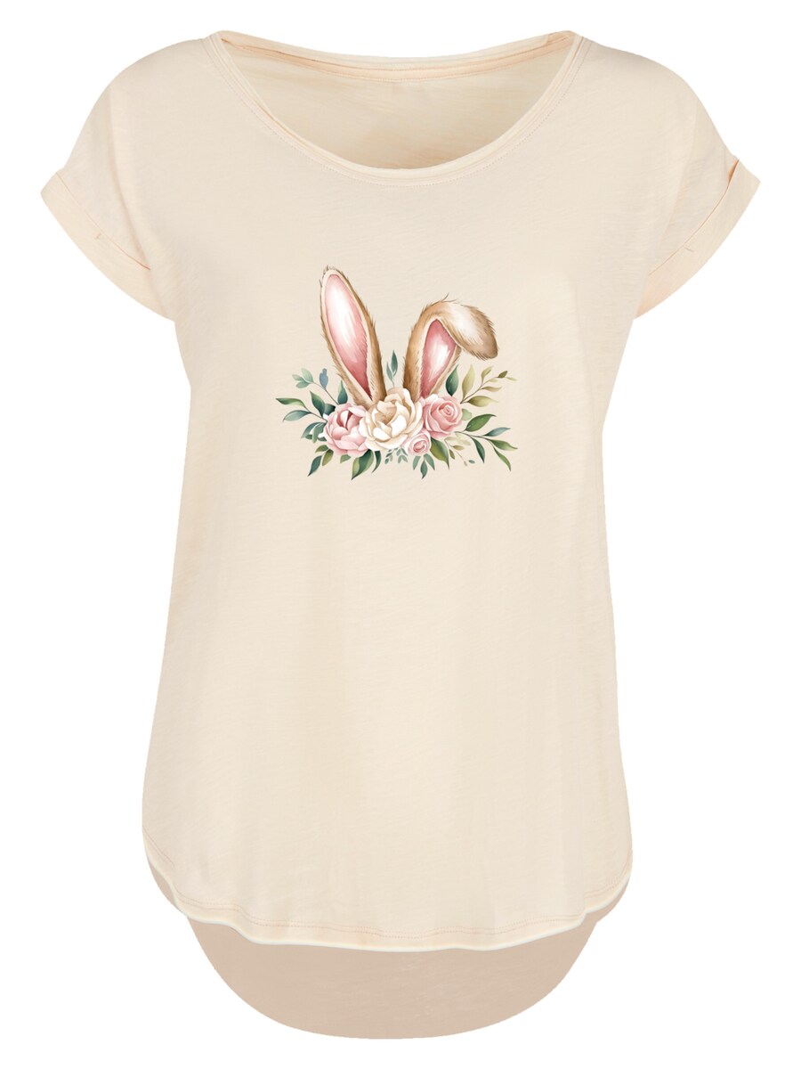Рубашка F4NT4STIC Blumen Osterhasen Ohren Dekor, песочный 
Рубашка F4NT4STIC Blumen Osterhasen Ohren Dekor, песочный