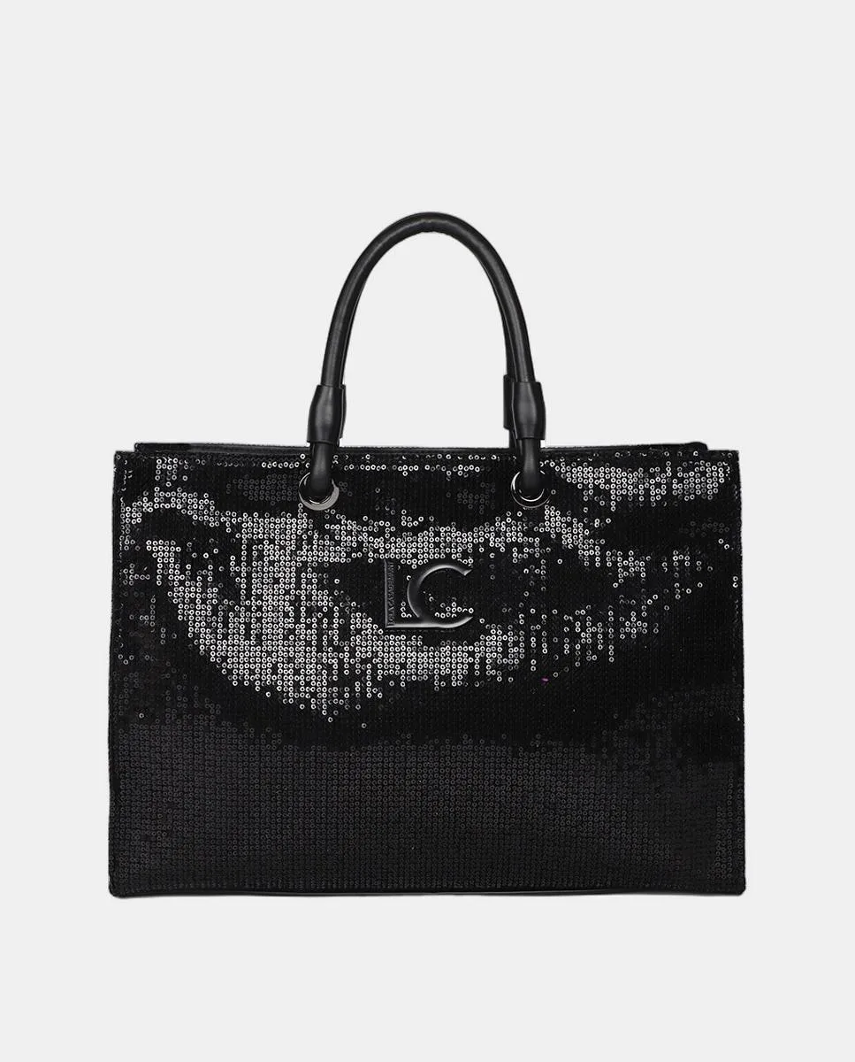 Сумка-шоппер с логотипом и усиленными двойными ручками Lola Casademunt, черный
Сумка-шоппер с логотипом и усиленными двойными ручками Lola Casademunt, черный