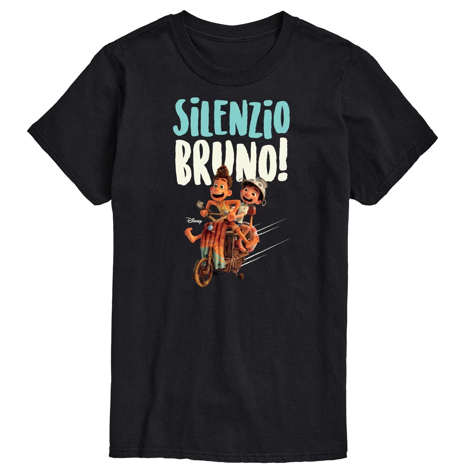 Мужская футболка с рисунком Disney's Luca Silenzio Bruno
Мужская футболка с рисунком Disney's Luca Silenzio Bruno