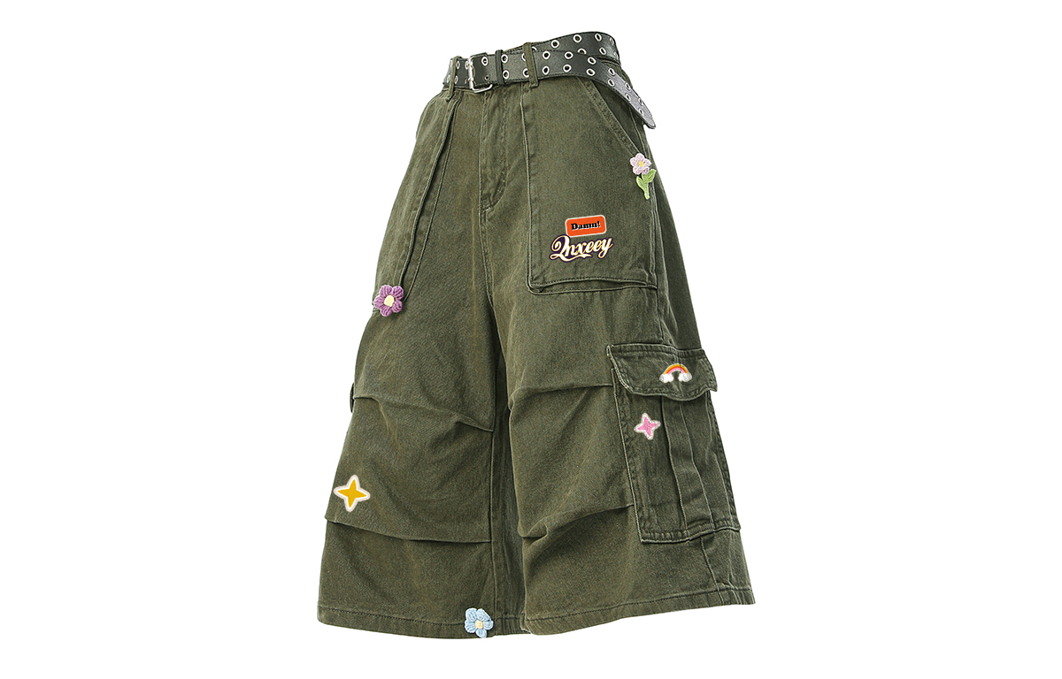 Грузовые шорты унисекс Qnxeey, зеленый
Грузовые шорты унисекс Qnxeey, зеленый