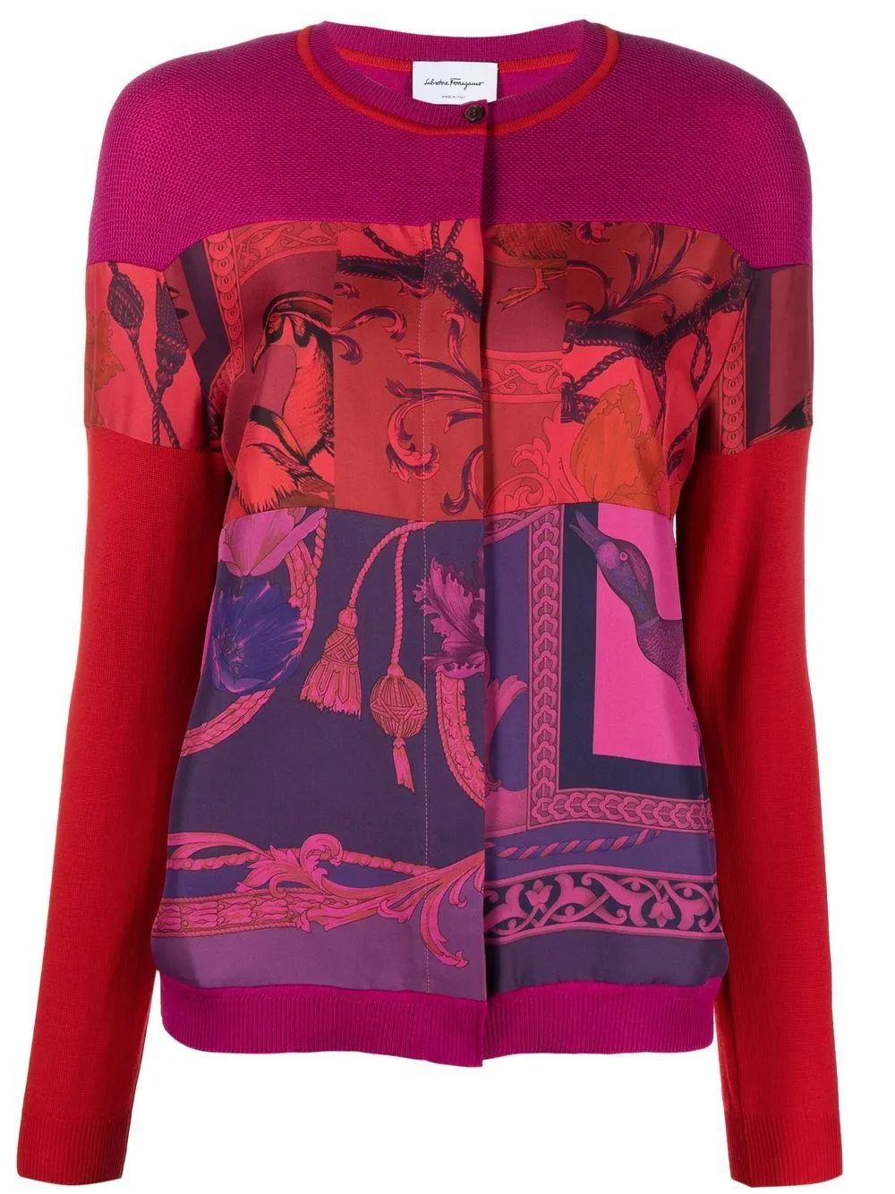 Кардиган с принтом Ferragamo, розовый
Кардиган с принтом Ferragamo, розовый